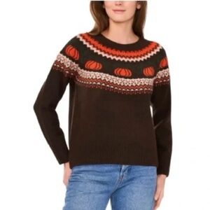 NWT Vince Camuto Pumpkin Fall Sweater